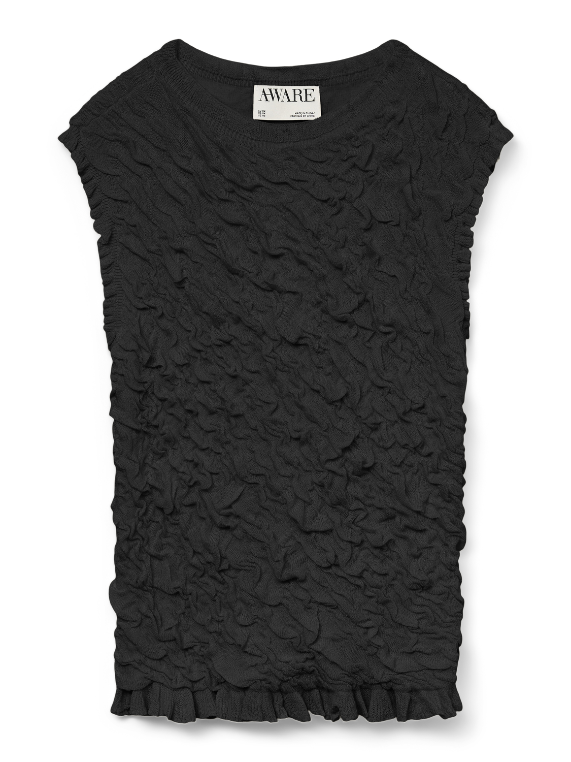 AWSTORMI TEXTURED SLEEVELESS TOP